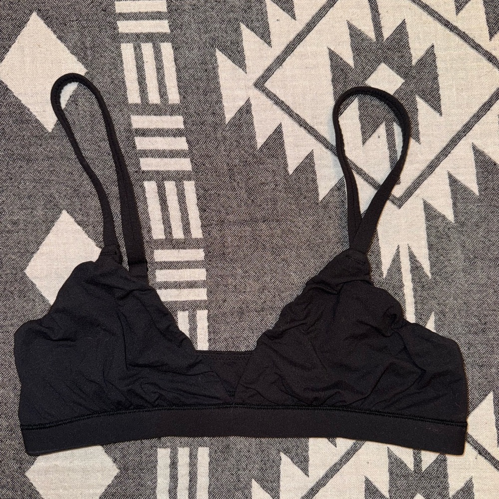 SKIMS Fits Everybody Bralette Onyx - Small
